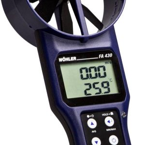 WÖHLER FA 430, Propelerski Anemometar sa CO2