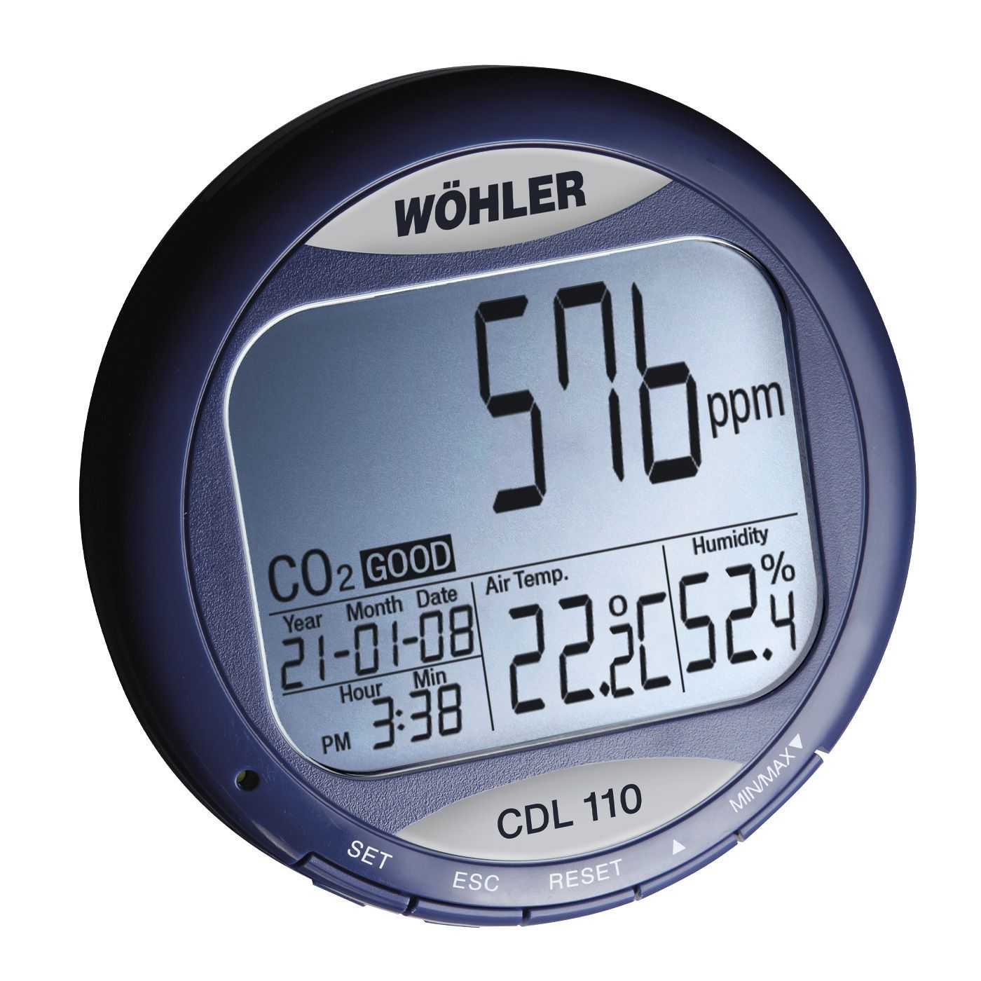 WÖHLER CDL 110 CO2 Data monitor