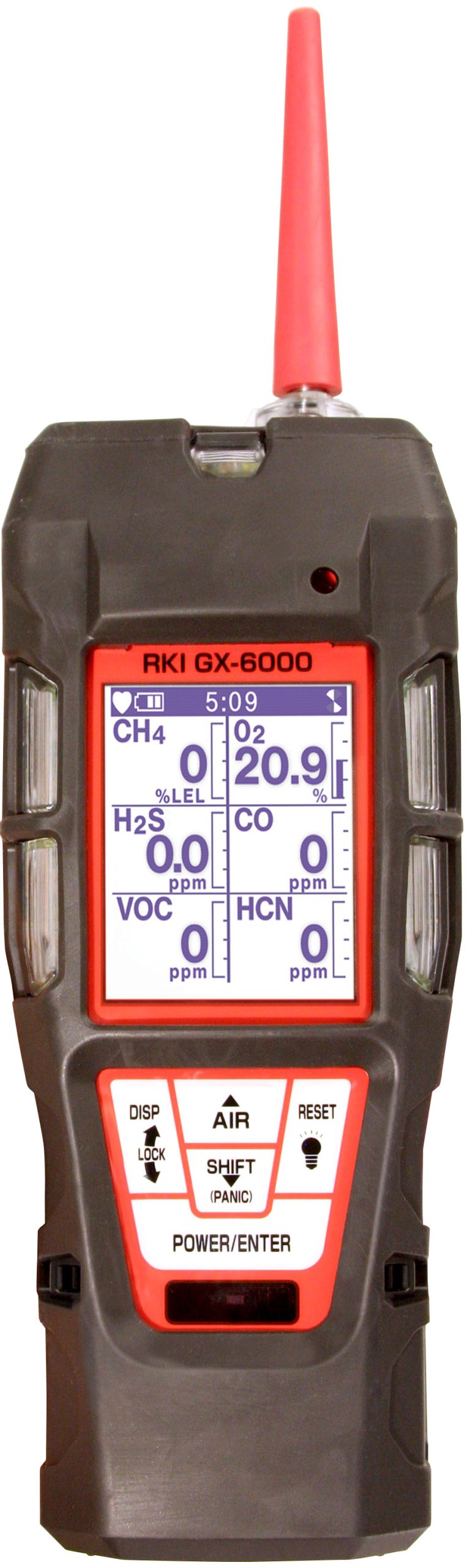 RKI GX-6000, detektor 6 plinova sa pumpom, PID, otrovni plinovi