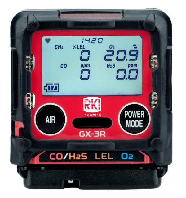 RKI GX-3R, detektor 4 plina