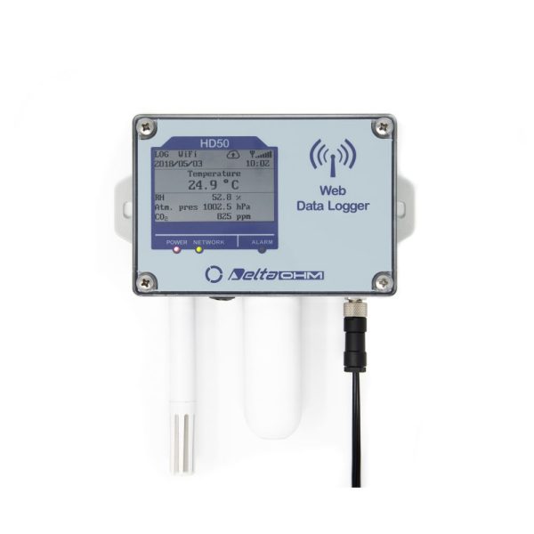 DeltaOhm HD50, web data logger
